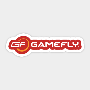 GF Retro Logo Horizontal White Sticker